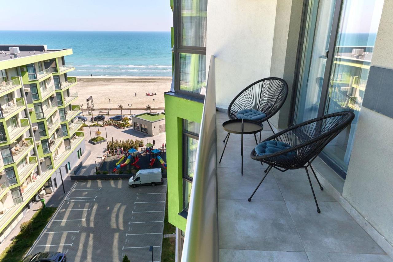 Rainbow Sea View Apartment Spa N Pool Resort - Parking Mamaia Exterior foto